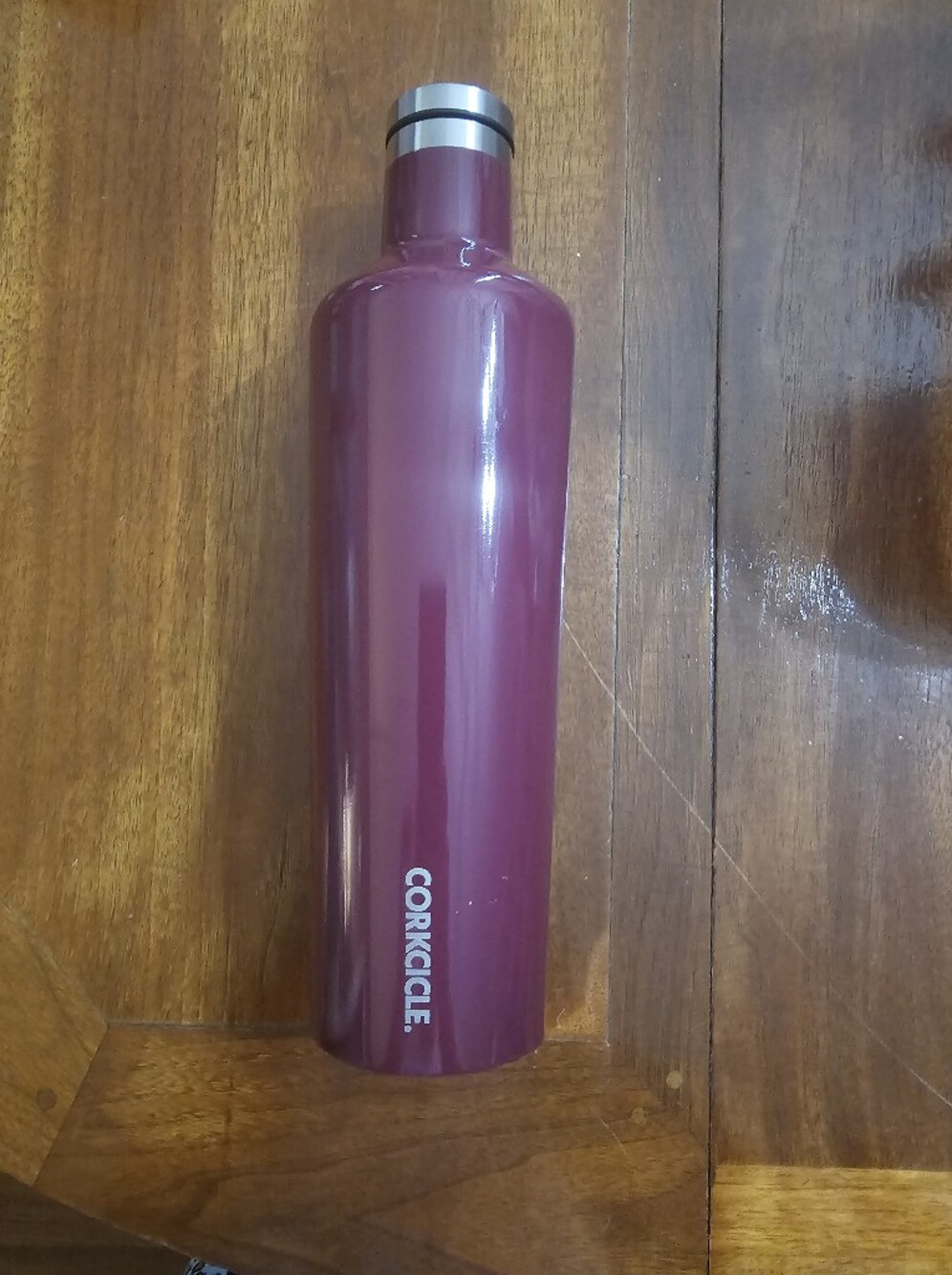 Corkcicle Burgundy Canteen Thermos Bottle